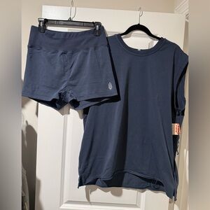 Women's Navy Bike Shorts